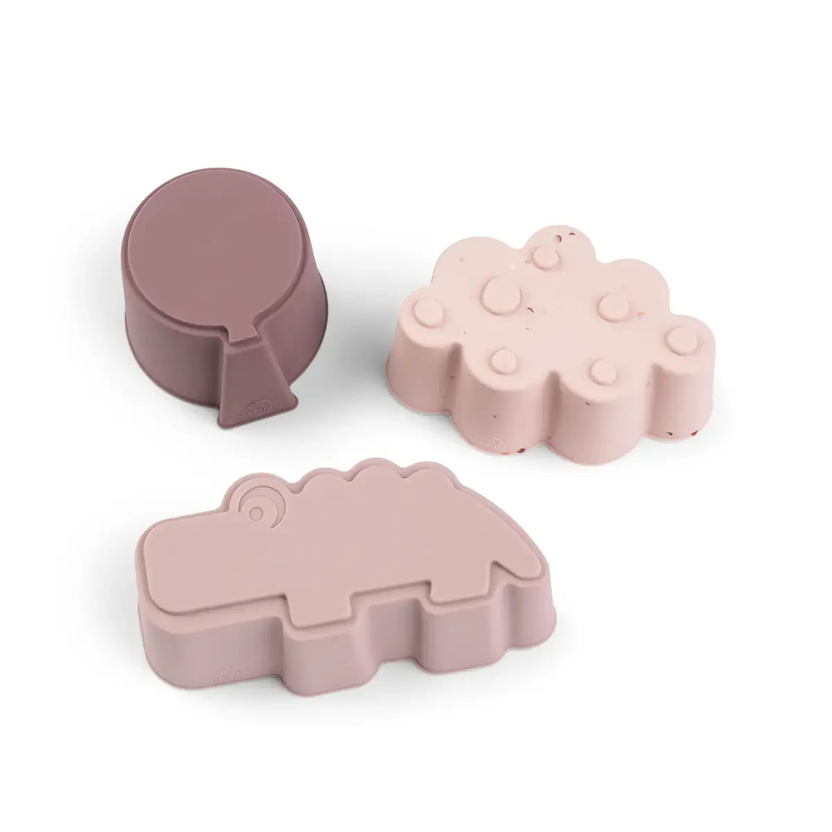 Moules en silicone 3 pièces - Nuages heureux - Poudre