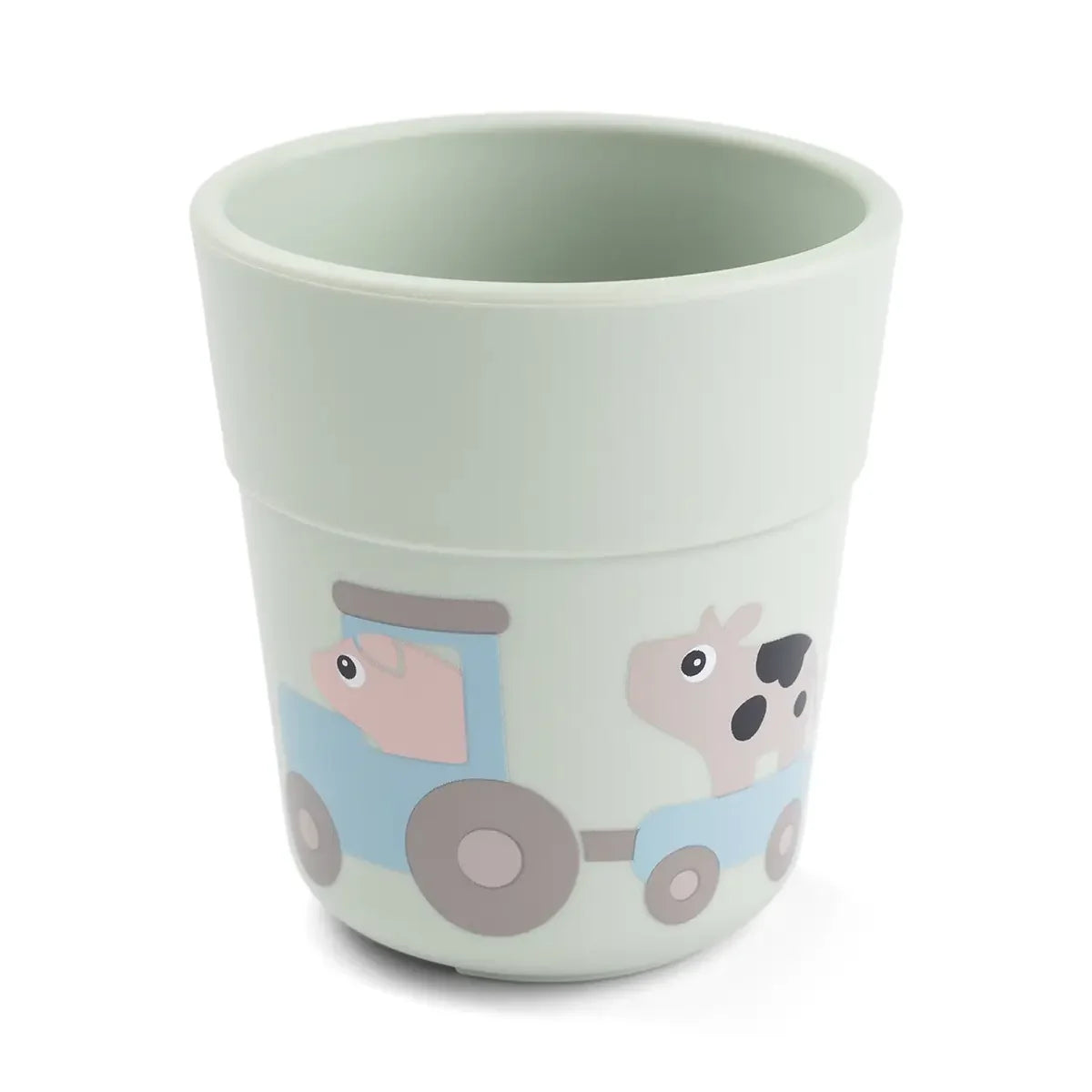 Service de table gourmand avec ventouse - Tiny Farm - Vert