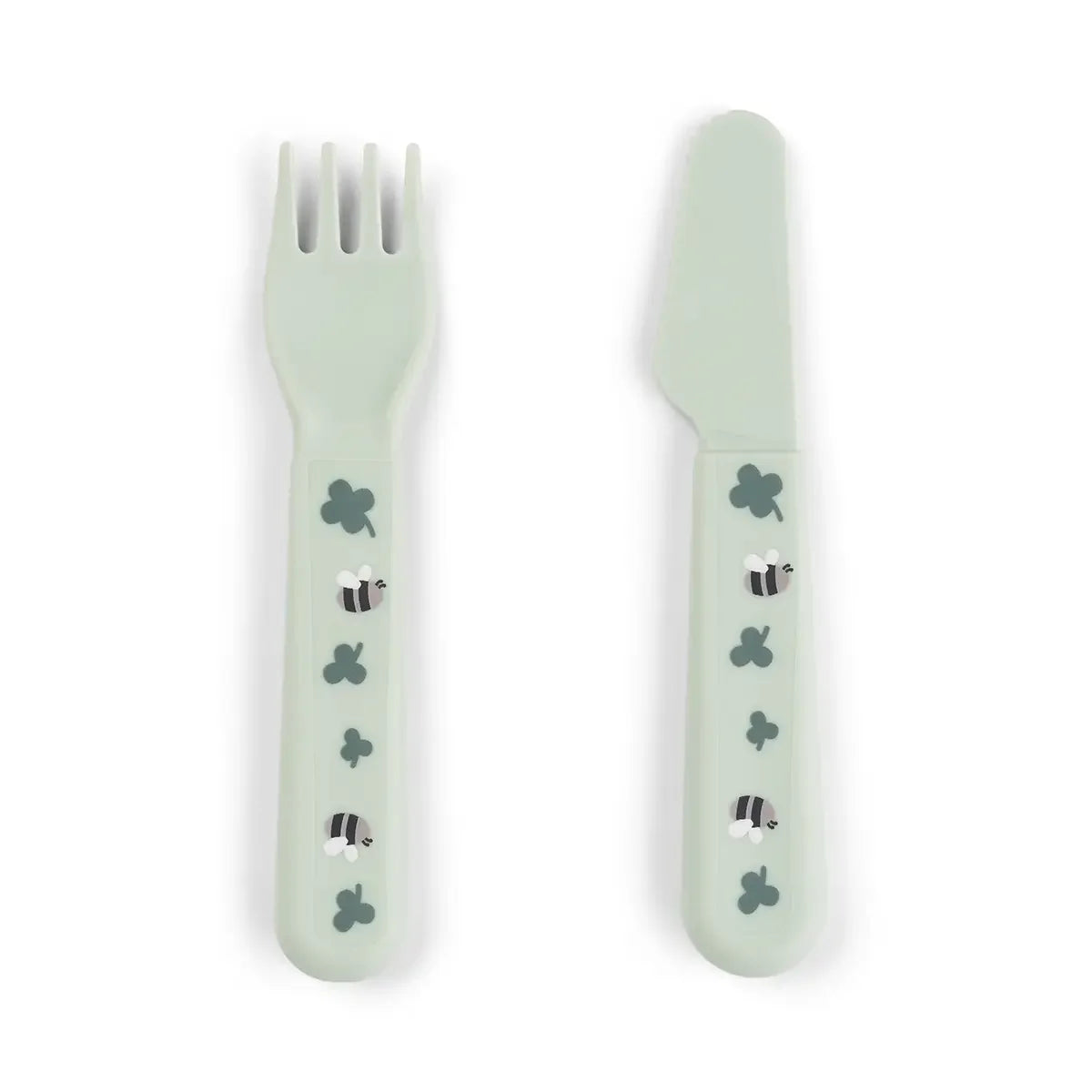Service de table gourmand avec ventouse - Tiny Farm - Vert