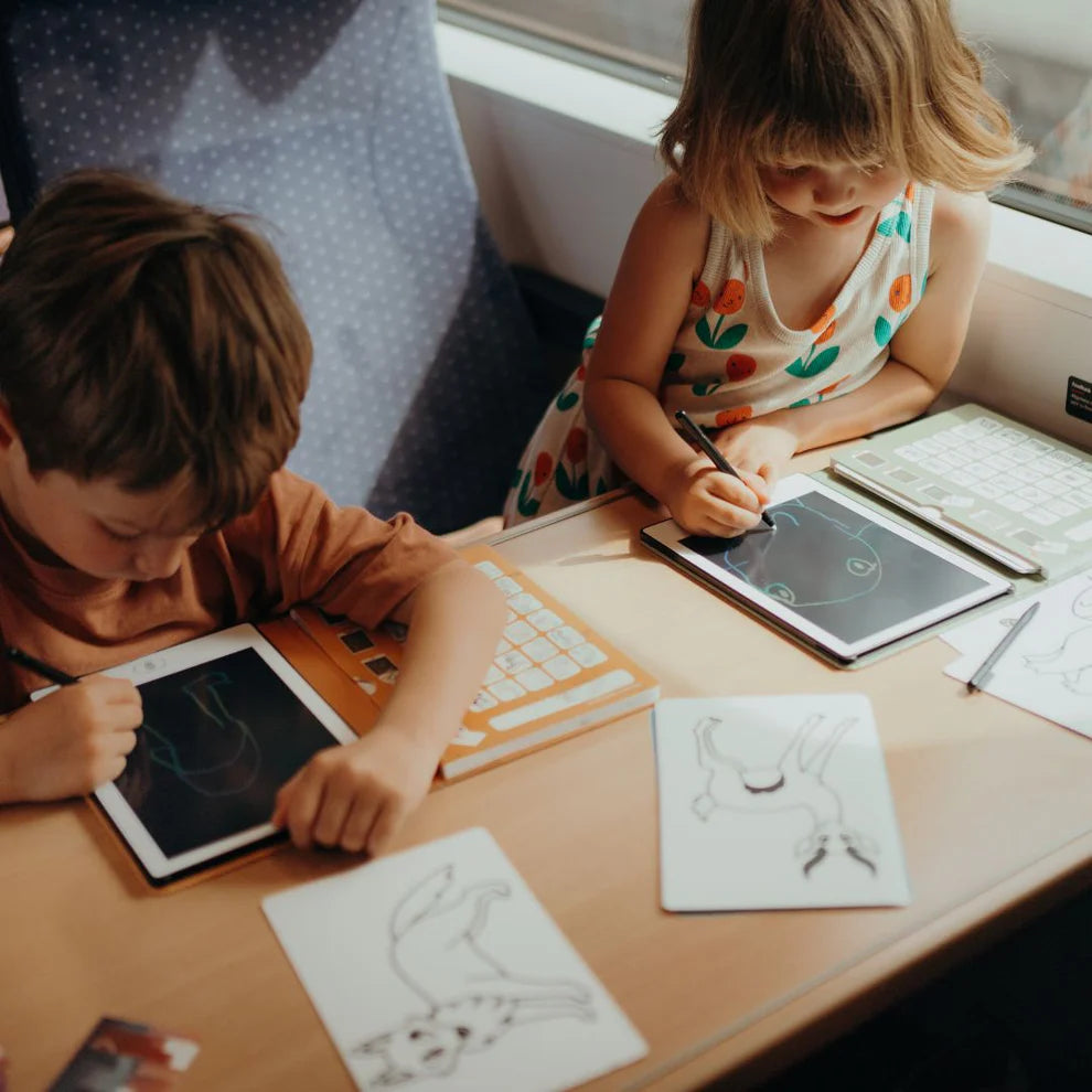 Refill KIDYDRAW-MINI Cartes supplémentaires thèmes - "Il était une fois et Animaux"