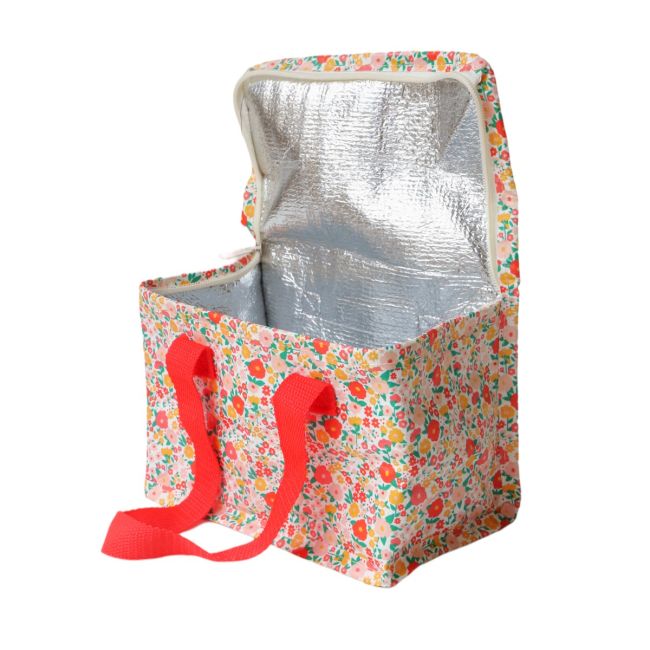 Lunch bag fleuri - La petite poule rousse