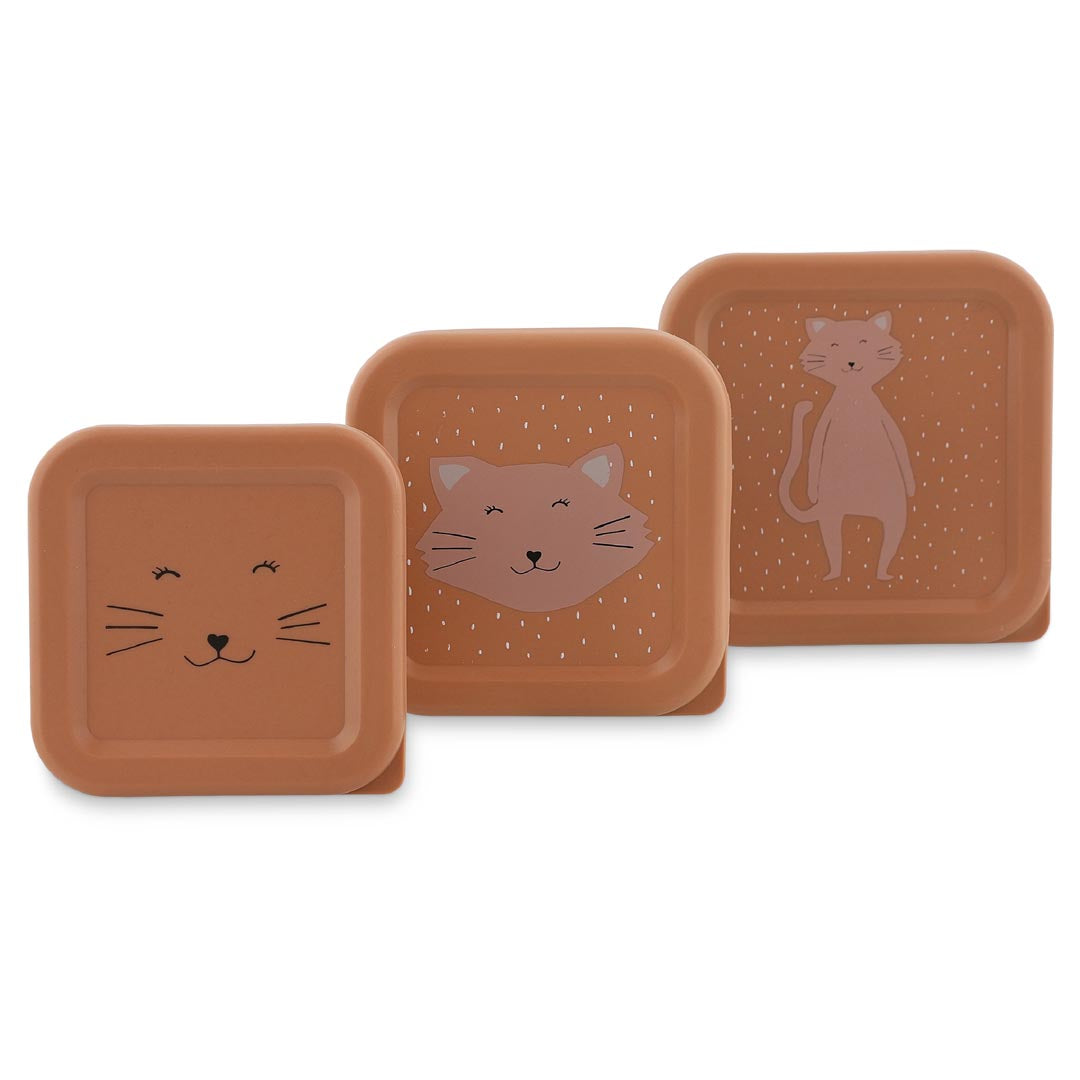 Boîtes à goûter - 3 pièces - Mrs. Chat
