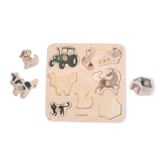 Puzzle en bois - A la ferme