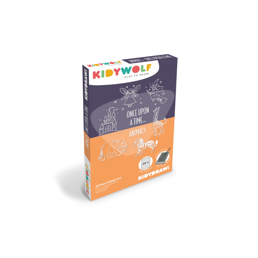 Refill KIDYDRAW-MINI Cartes supplémentaires thèmes - "Il était une fois et Animaux"