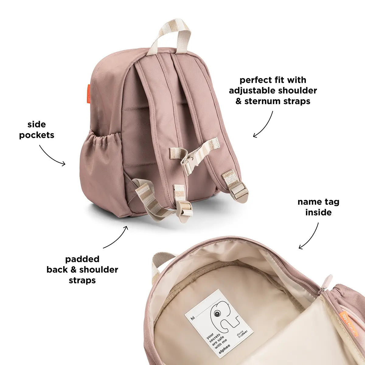 Sac à dos enfant - Tiny farm- Poudre - 7,5 L