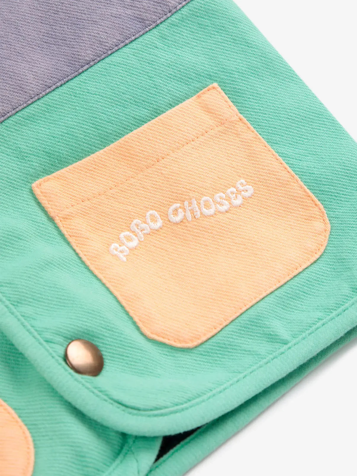 Veste tissée à blocs de couleurs