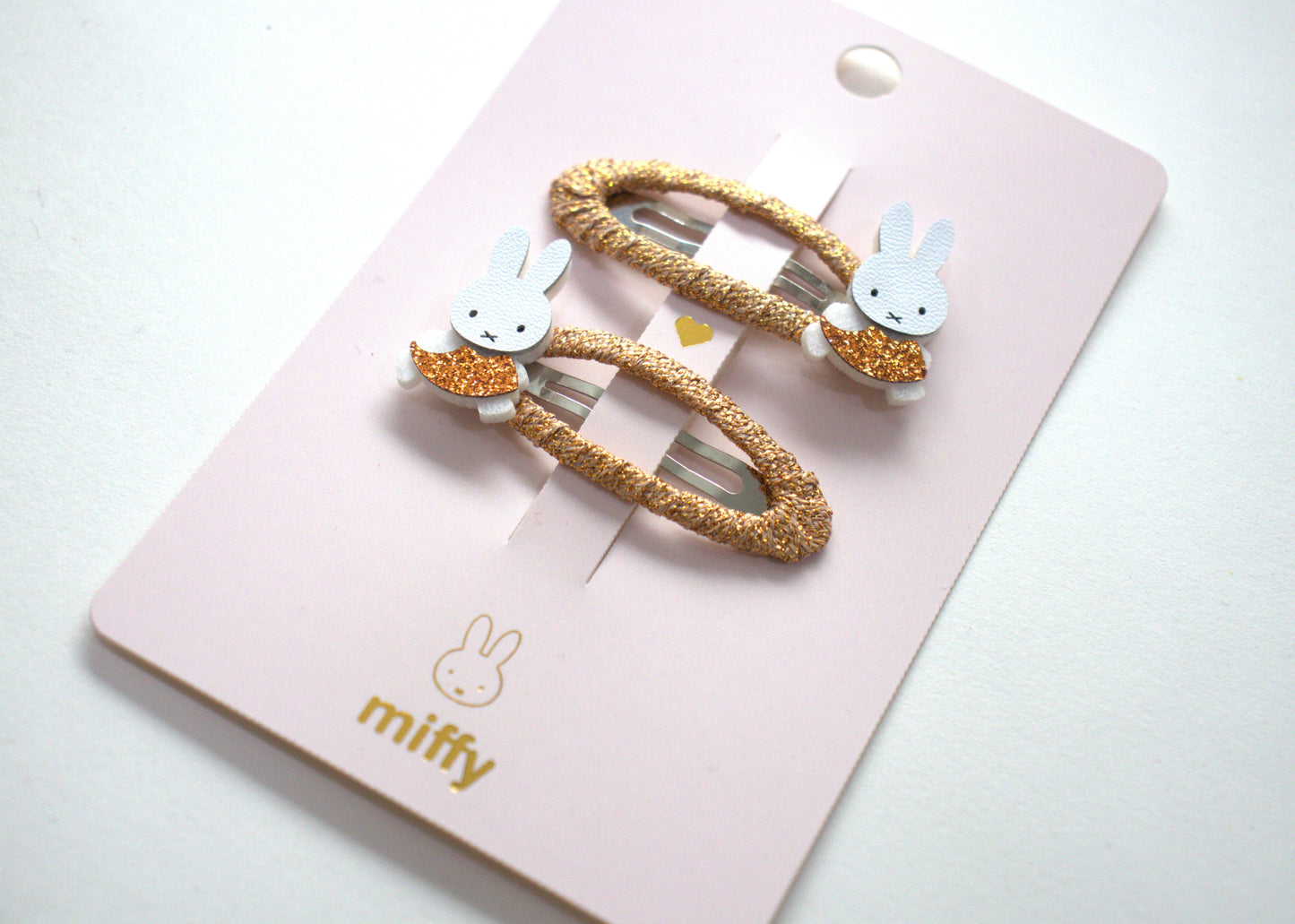 Duo de barrettes - Miffy Bronze