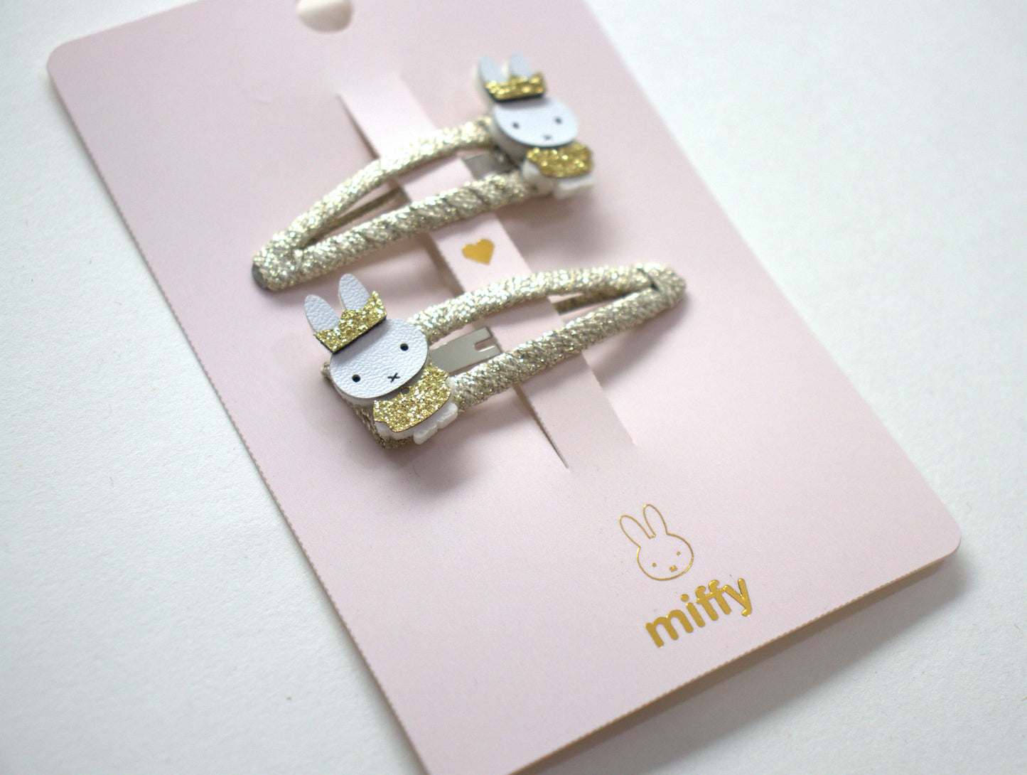 Duo de barrettes - Miffy Gold