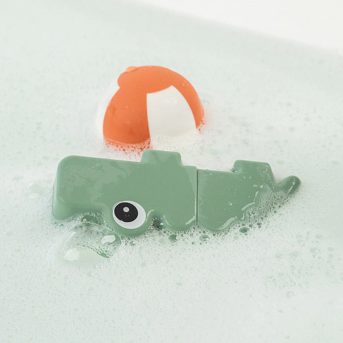 Jouet de bain arroseur - Croco - Vert