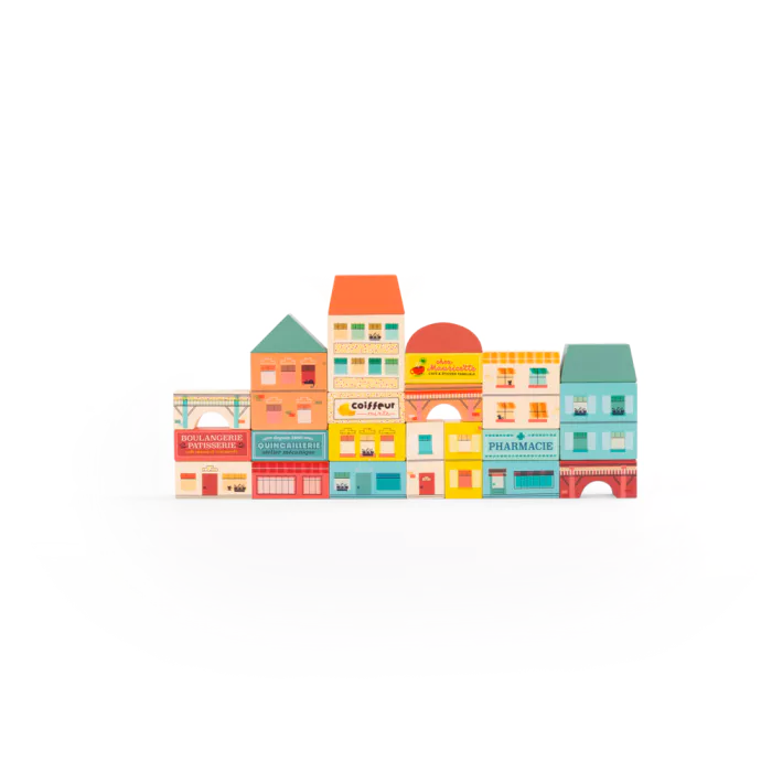 Blocs de construction village 34 pcs