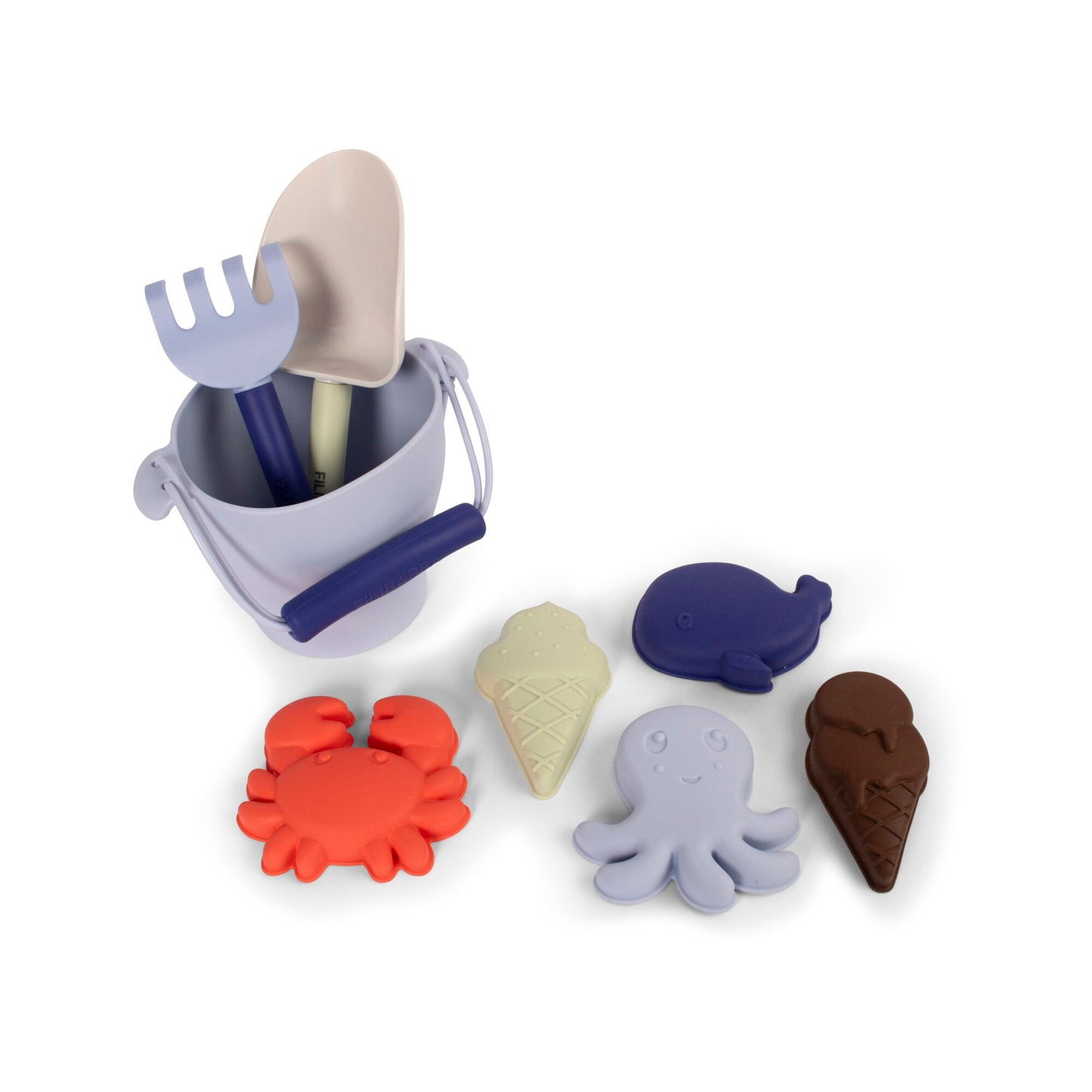 Ensemble de plage en silicone - Blue Mix