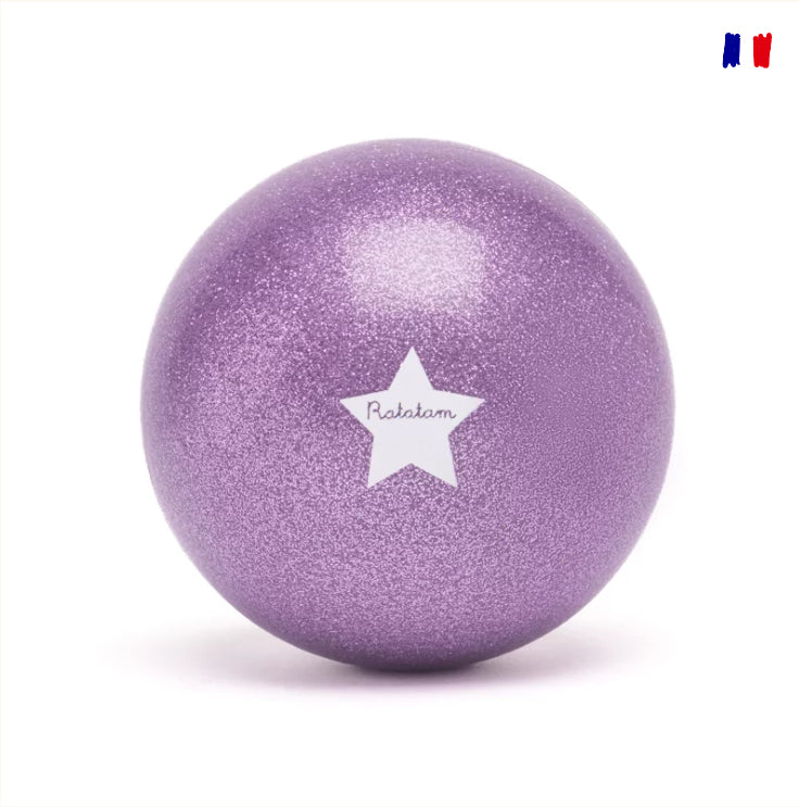 Ballon mouton violet à paillette