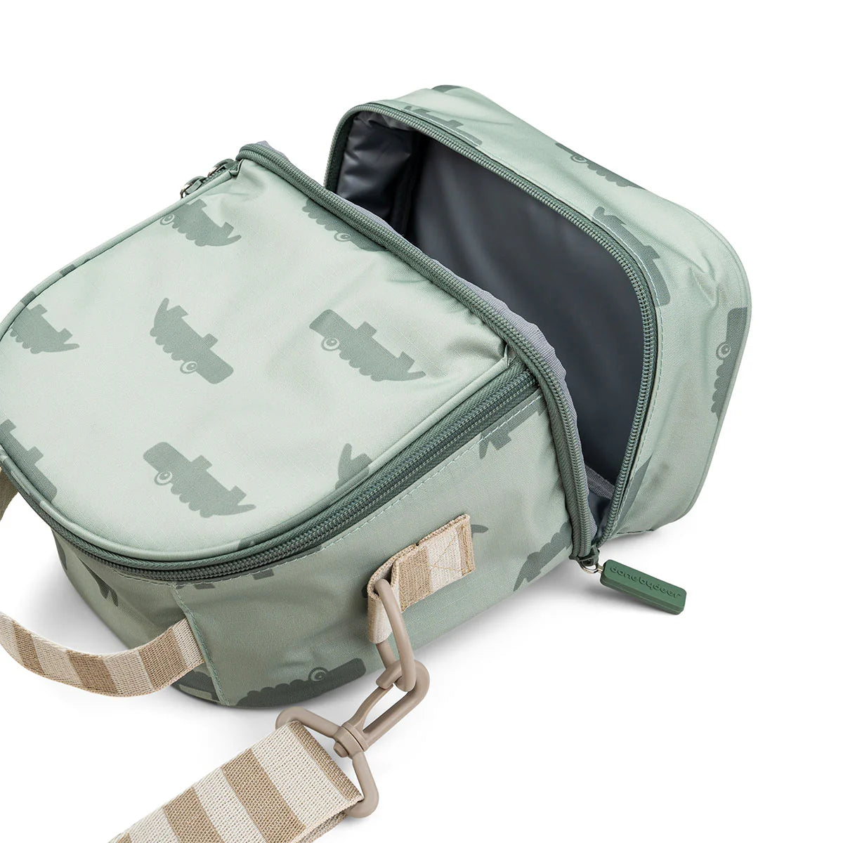 Sac à lunch isotherme pour enfant - Croco - Vert