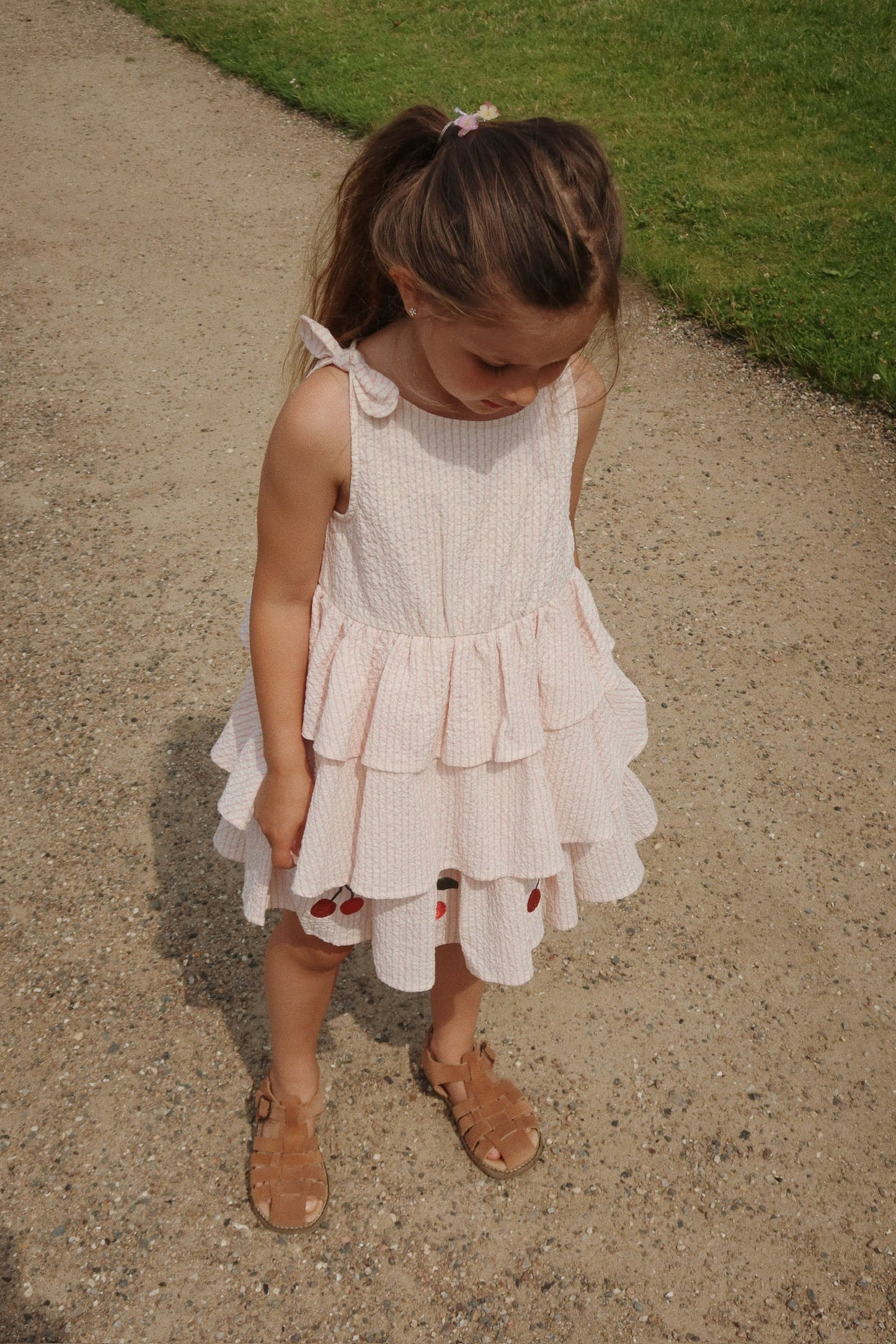 Robe ellie - peony stripe
