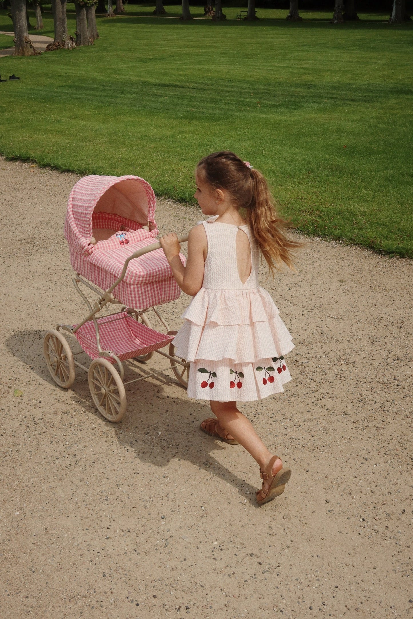 Robe ellie - peony stripe