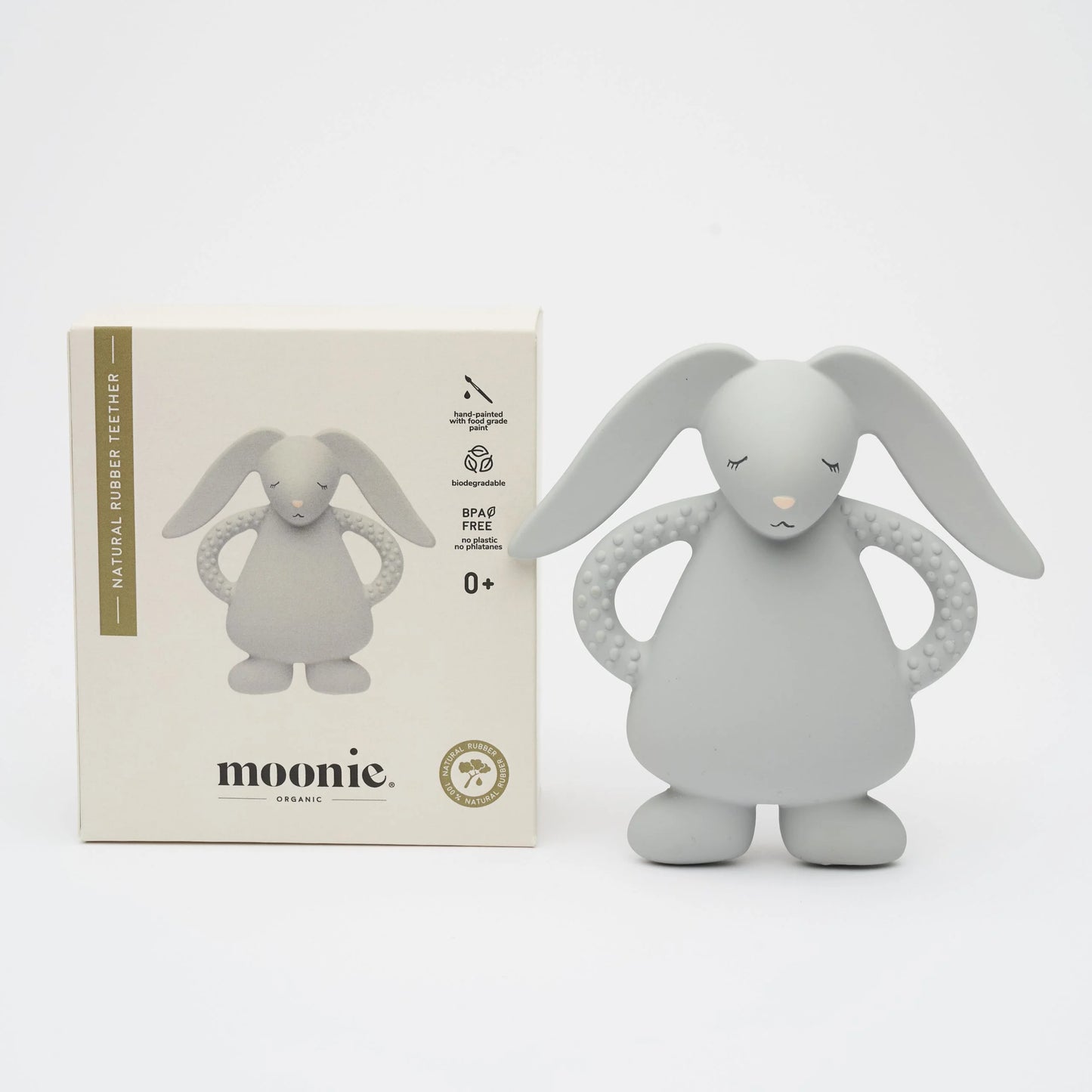 Jouet de dentition lapin - silver - MOONIE