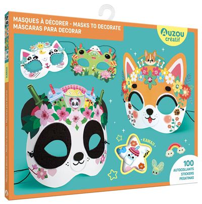 Masques à décorer - Kawaii