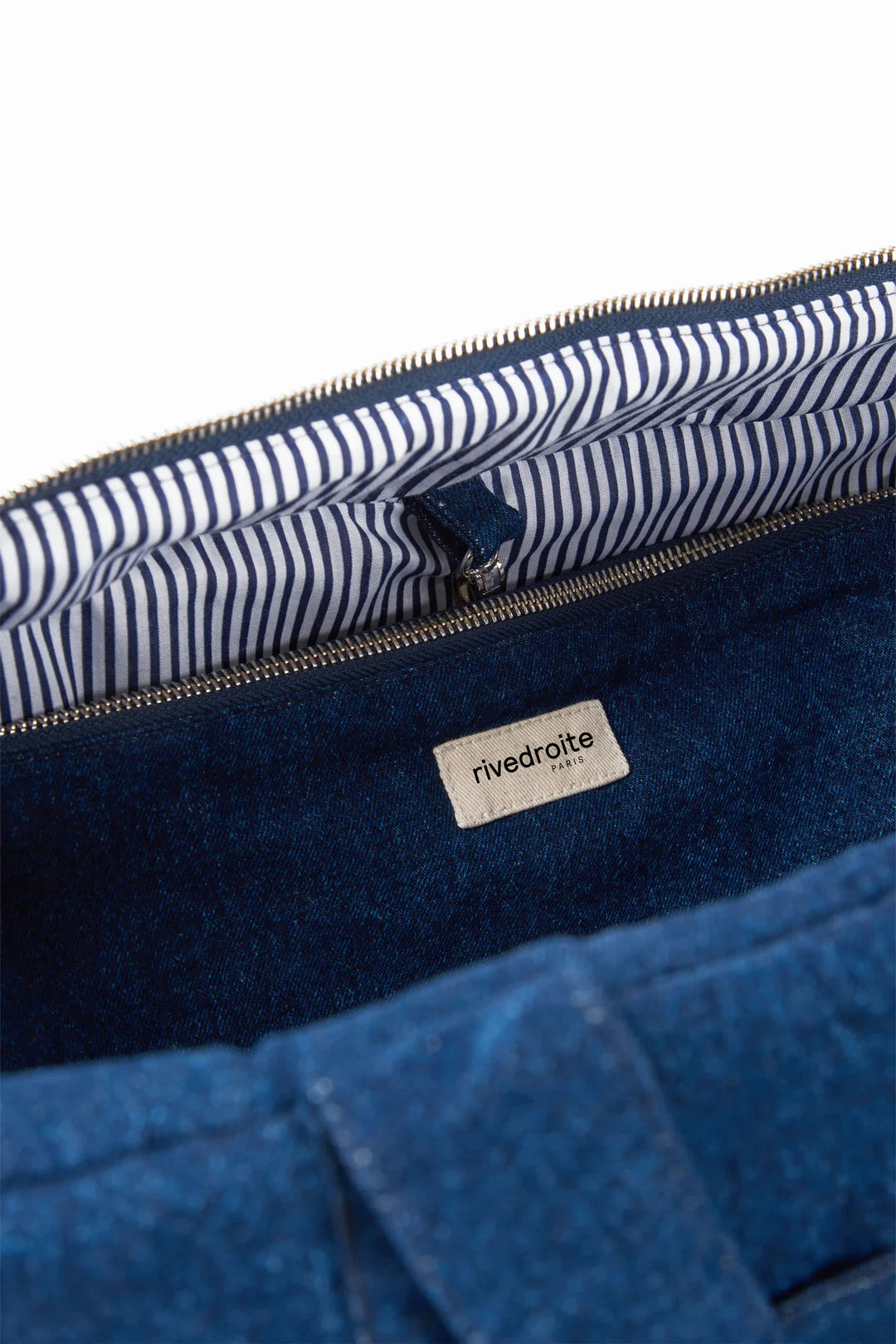 SAC À LANGER DARCY - Denim brut upcyclé