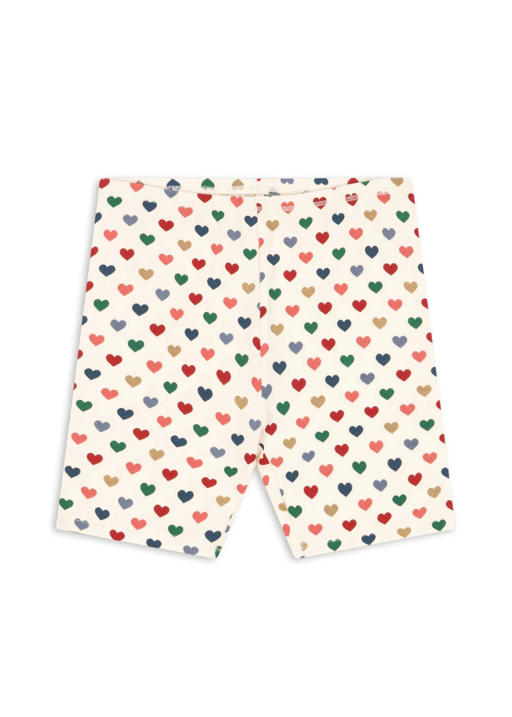 Legging court basic - coeur coloré