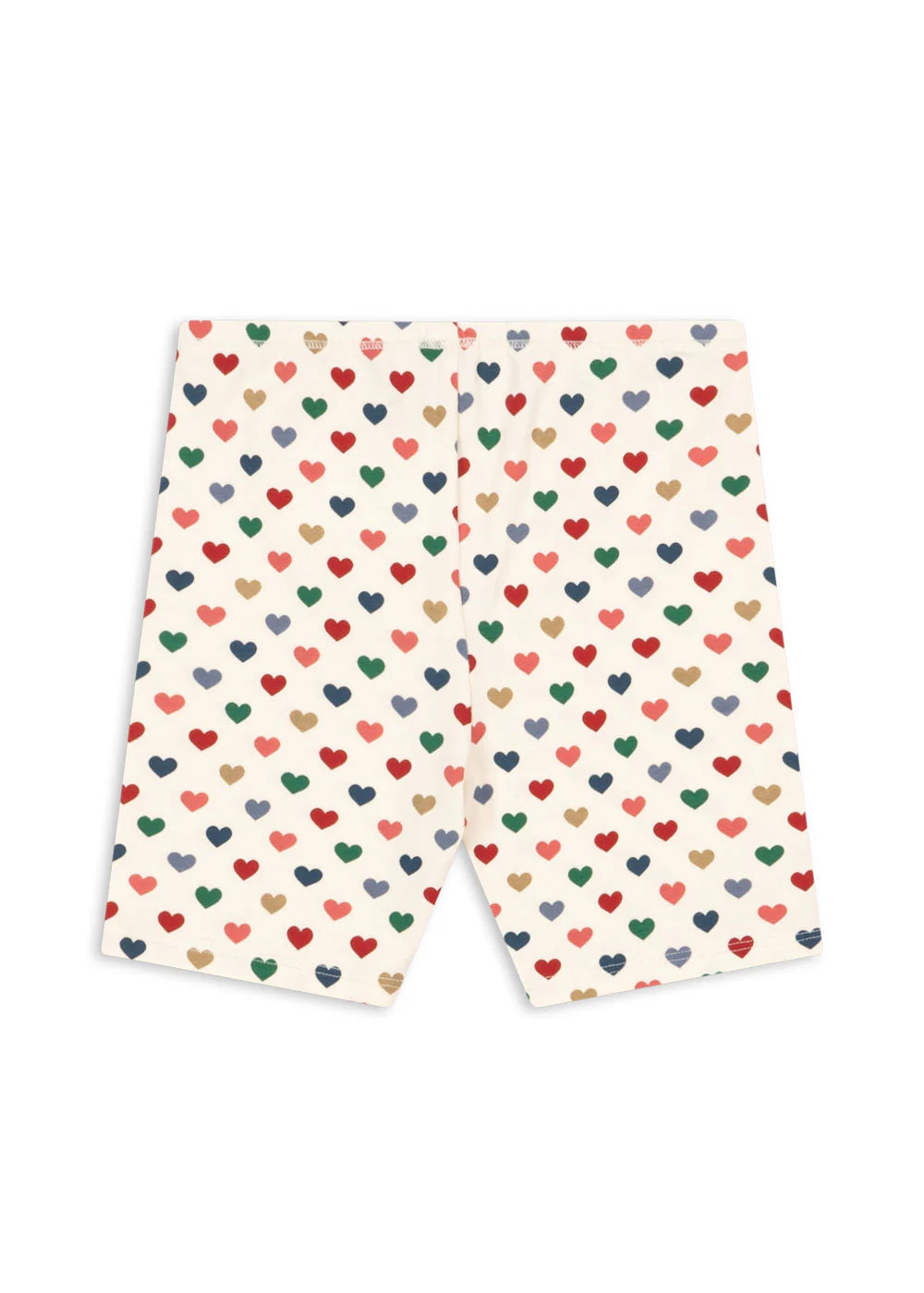 Legging court basic - coeur coloré