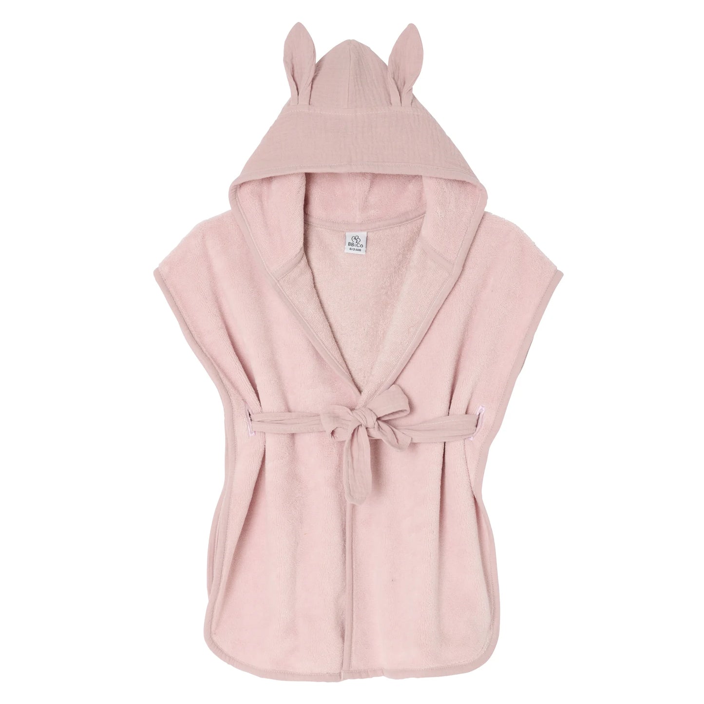 Peignoir bambou et gaze de coton petale