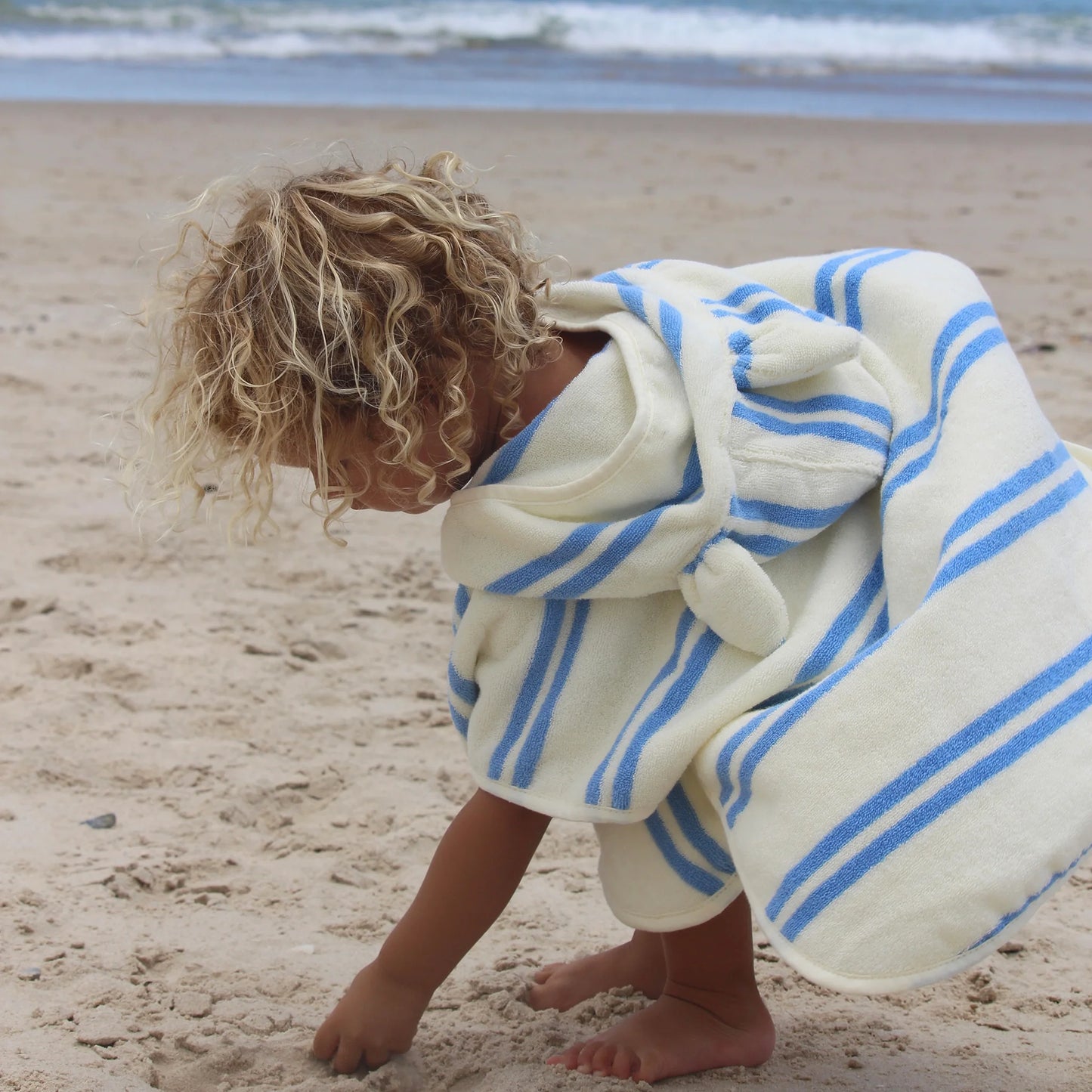 Poncho de plage - Sammy la mouette