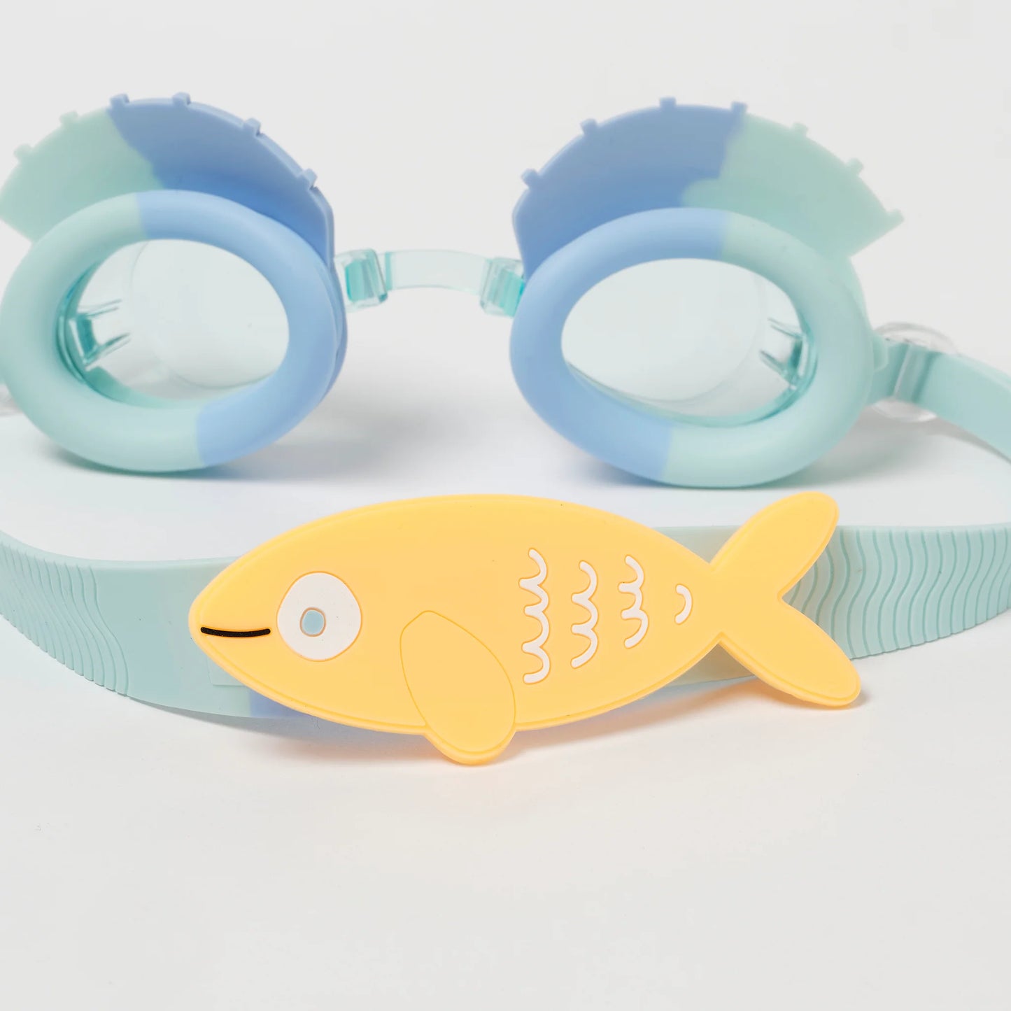 Mini lunettes de natation - Finn le poisson bleu aqua