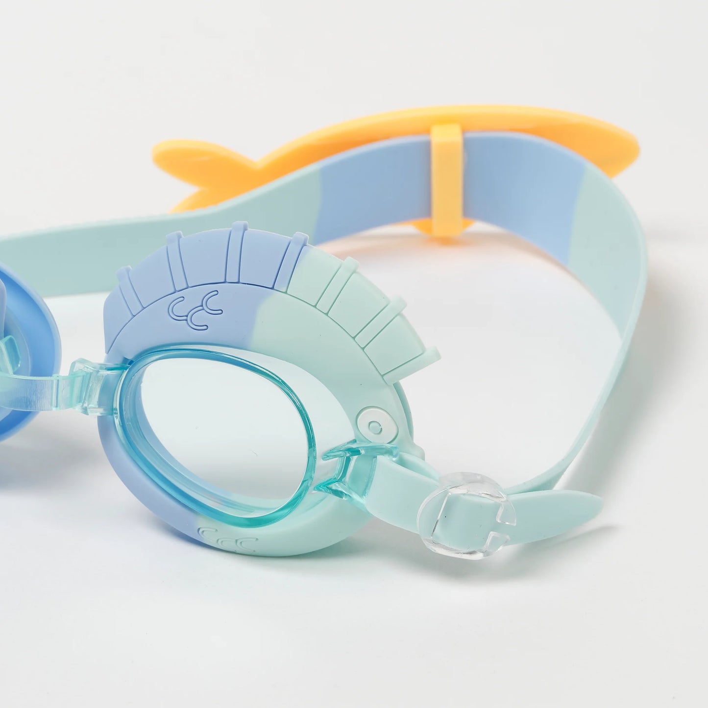Mini lunettes de natation - Finn le poisson bleu aqua