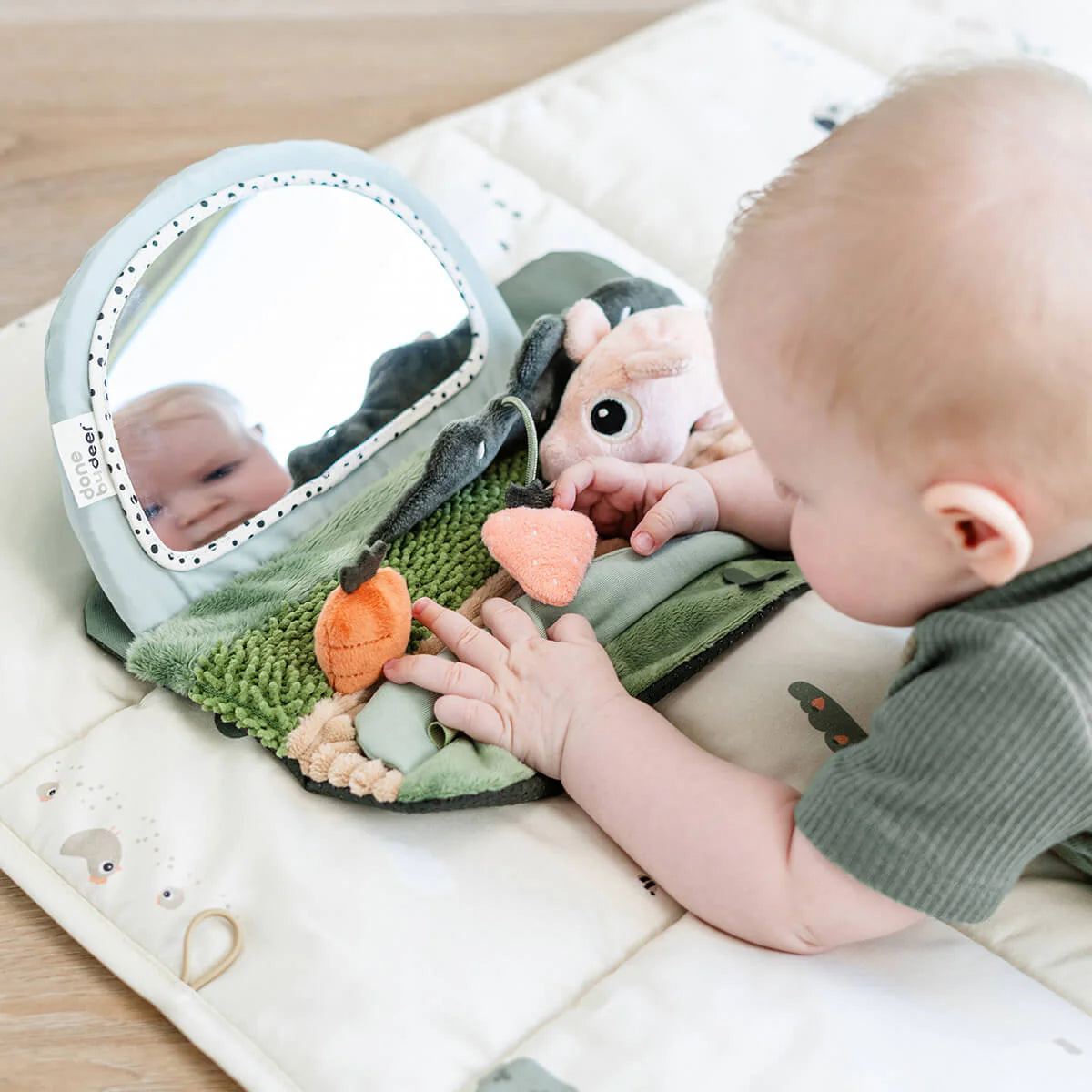 Miroir d'Èveil Tummy time - Tiny farm - Multicolore