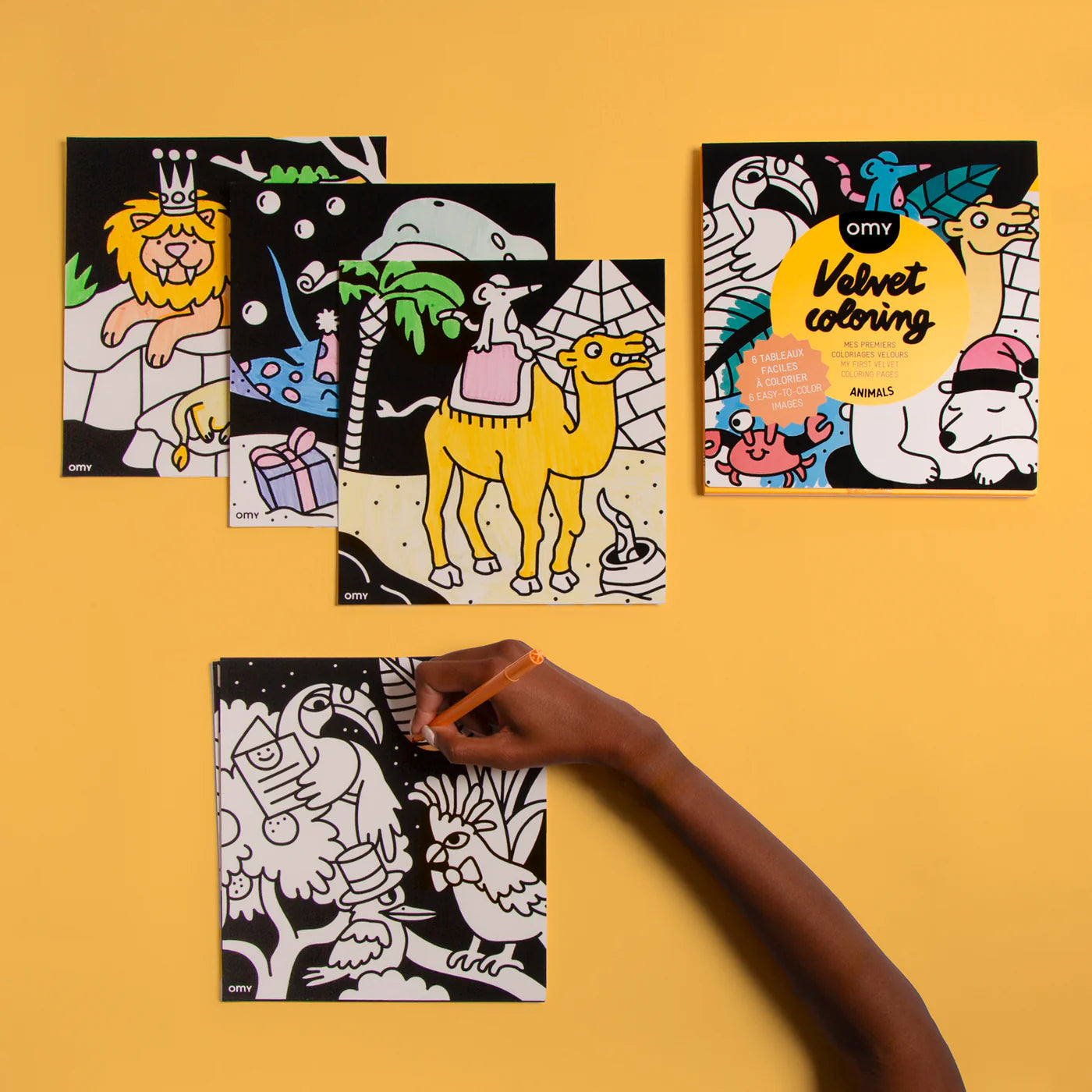 COLORIAGE VELOURS - ANIMALS