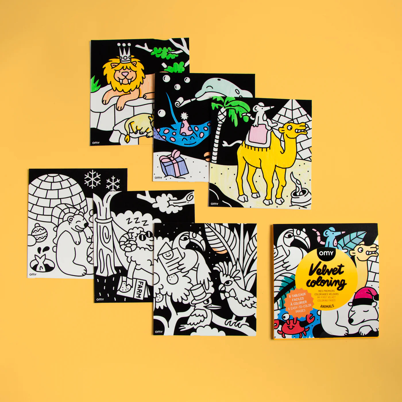 COLORIAGE VELOURS - ANIMALS