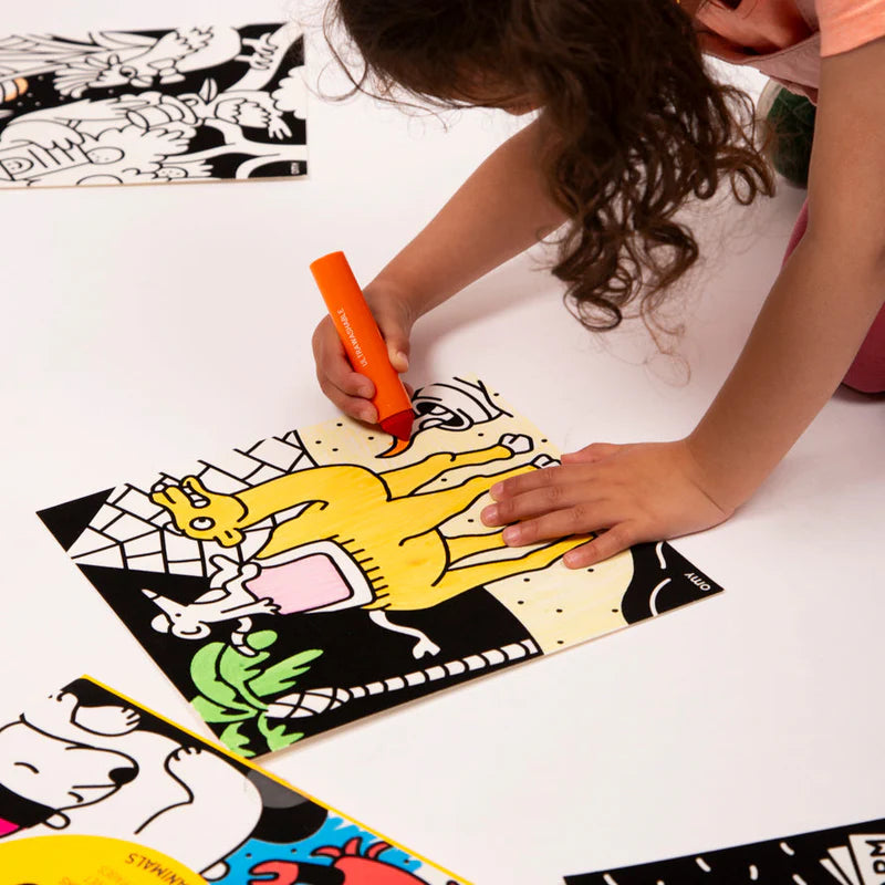 COLORIAGE VELOURS - ANIMALS
