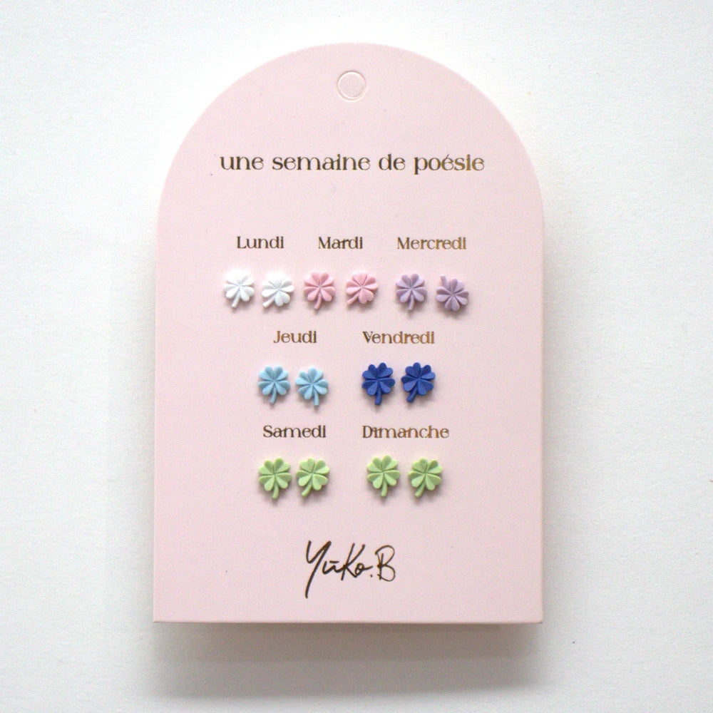 Boucles d’oreilles - Une semaine de poésie - Chance 7P