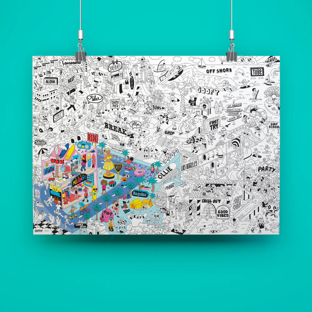 Surf & skate - Poster géant