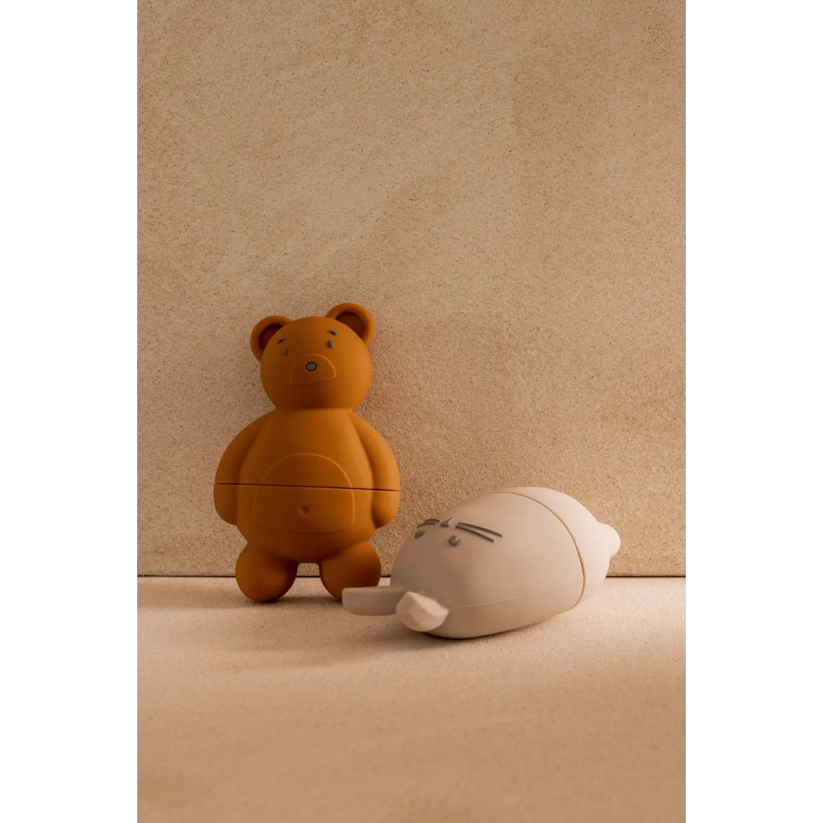 Duncan Classic Silicone Bath Toys - Mustard / Sandy