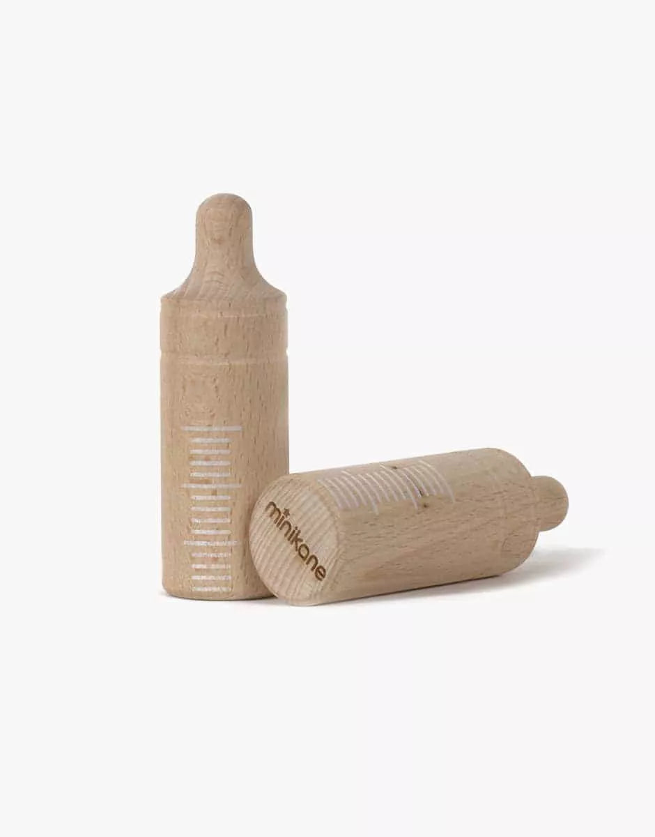 Biberon 10cm en bois gradué Sisteron pour poupée