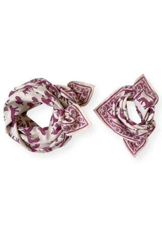 Big Foulard Latika "Bengale" - Macadamia
