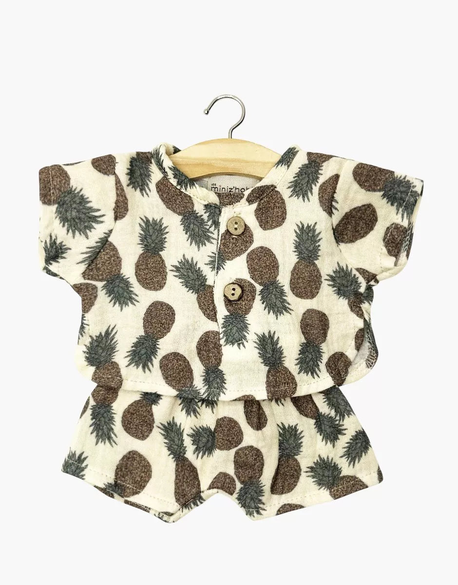 Ensemble vêtements Andrea en gaze de coton Ananas