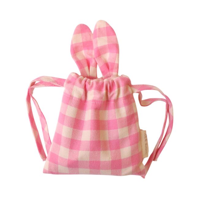 Lot de 5 lingettes lavables lapin rose - Chichi pompon