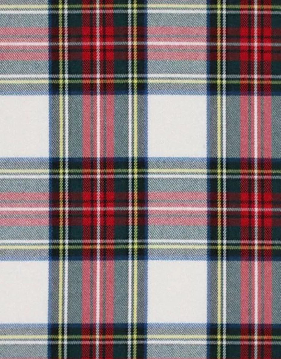 Ensemble Diana avec robe à carreaux Tartan écru