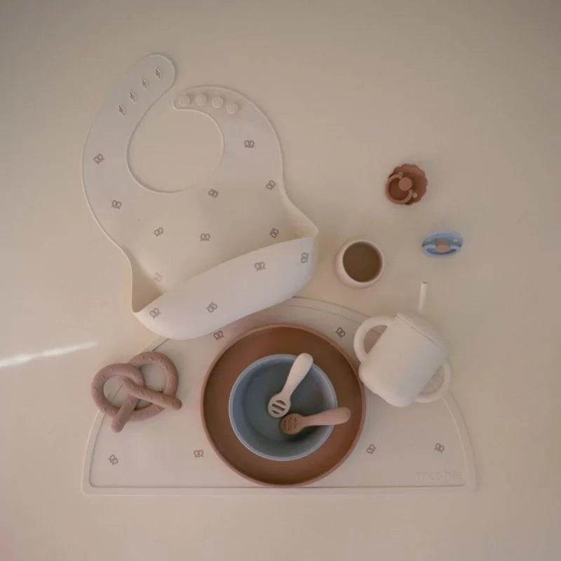 Bavoir en silicone - Bretzel