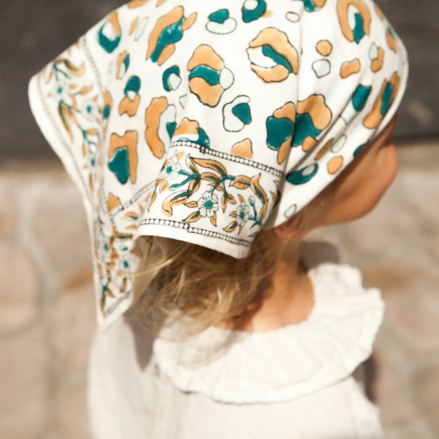 PETIT FOULARD MANIKA "GRAOU" LITTLE & TALL X APACHES C JUNGLE