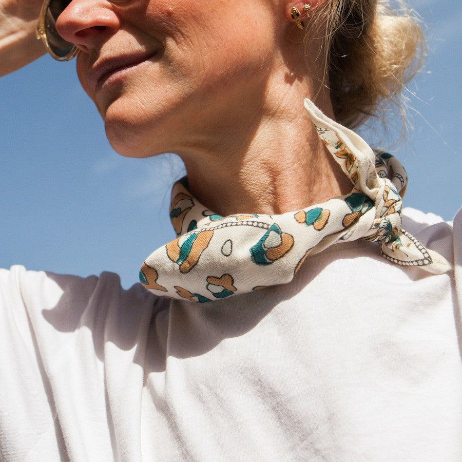 PETIT FOULARD MANIKA "GRAOU" LITTLE & TALL X APACHES C JUNGLE