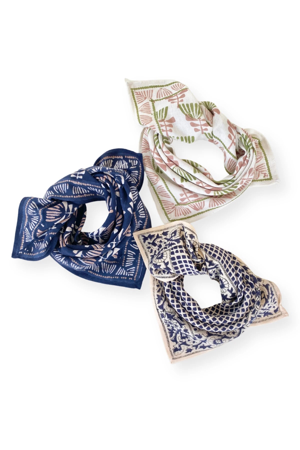 Small Foulard Manika "Tresse" Graphite