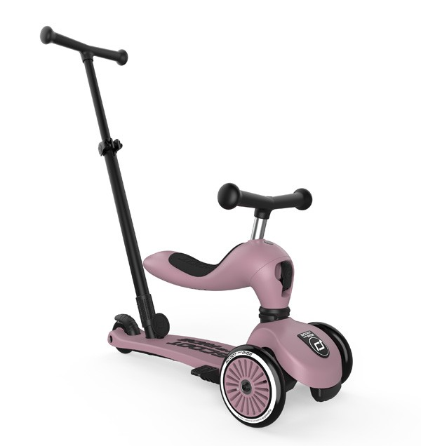 Trottinette 2 en 1 HIGHWAYKICK 1 PUSH&GO - Wildberry