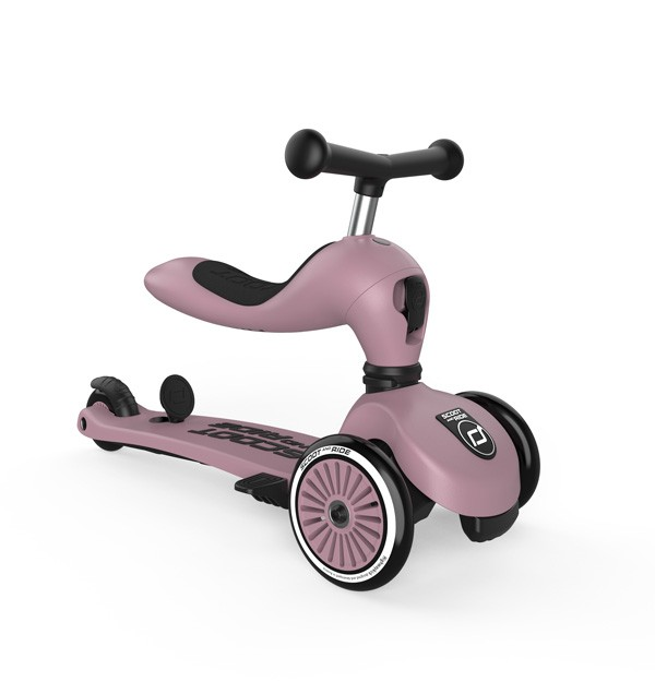 Trottinette 2 en 1 HIGHWAYKICK 1 PUSH&GO - Wildberry