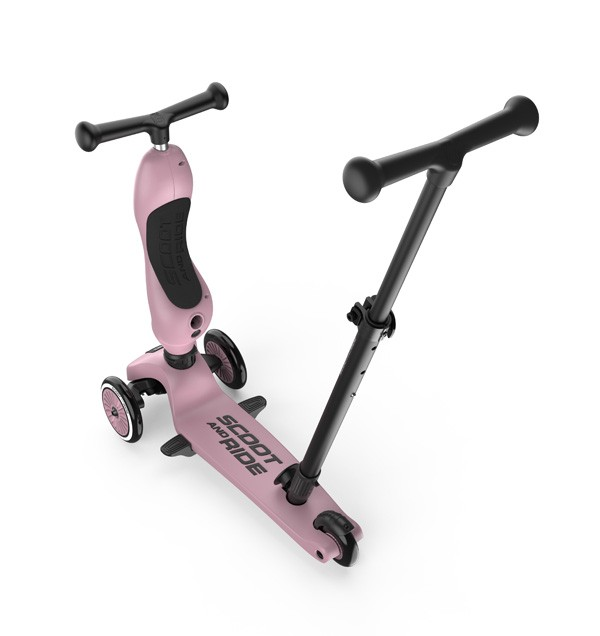 Trottinette 2 en 1 HIGHWAYKICK 1 PUSH&GO - Wildberry