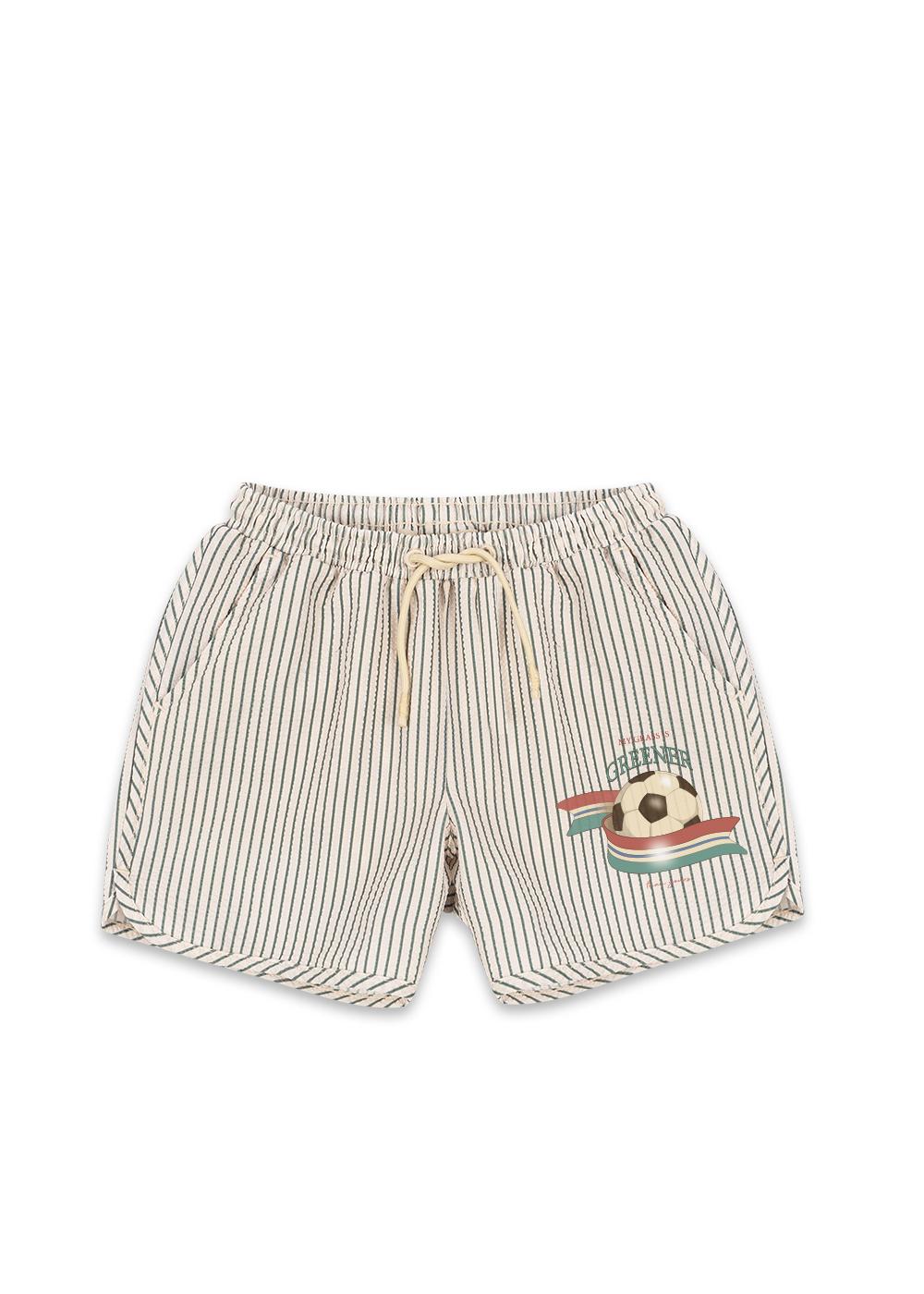 SHORT DE BAIN SEER ASNOU - TEA STRIPE
