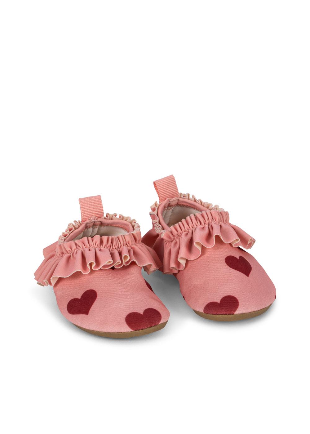 CHAUSSURES DE BAIN À VOLANTS MERLE - AMOUR ROSE