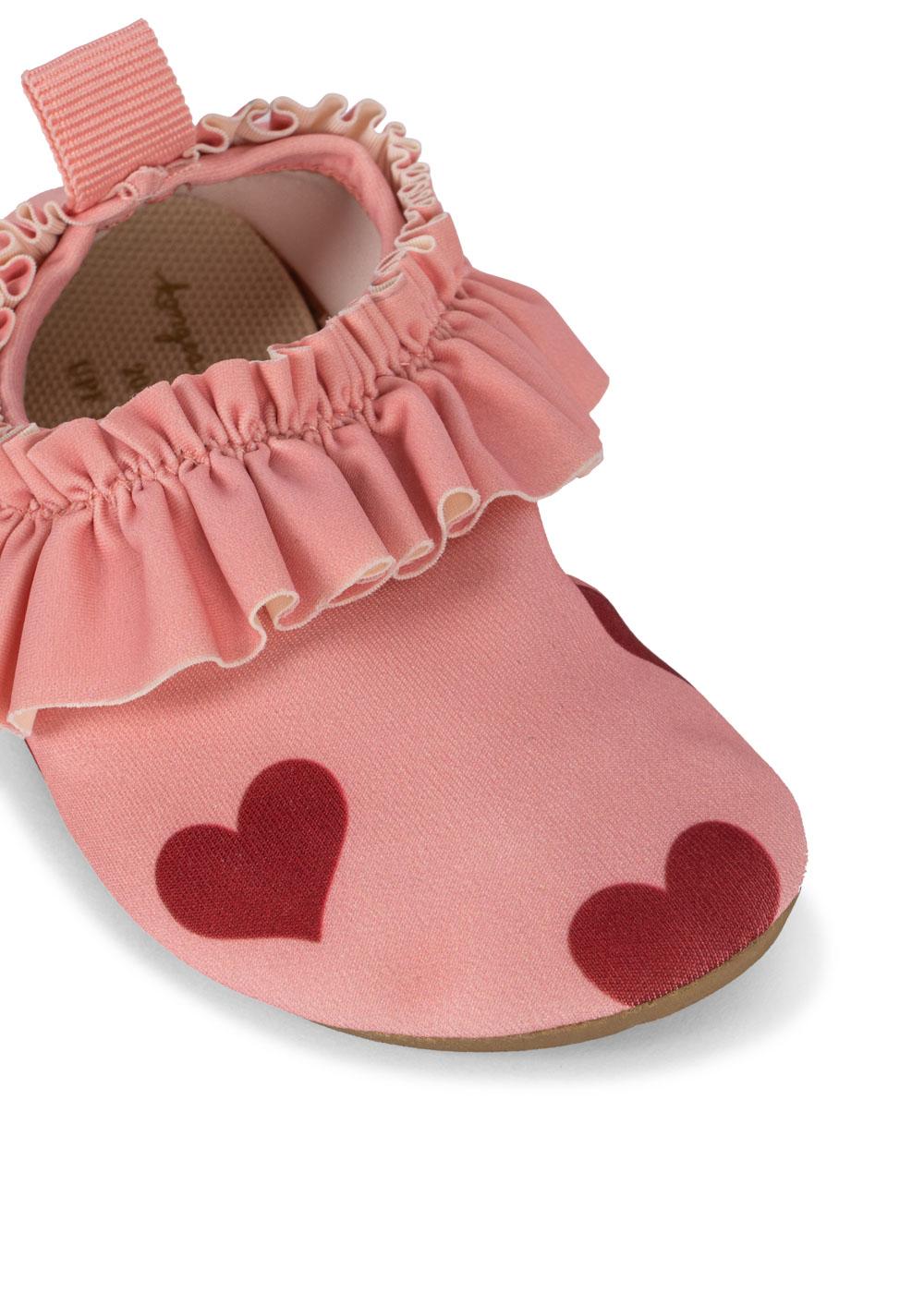 CHAUSSURES DE BAIN À VOLANTS MERLE - AMOUR ROSE